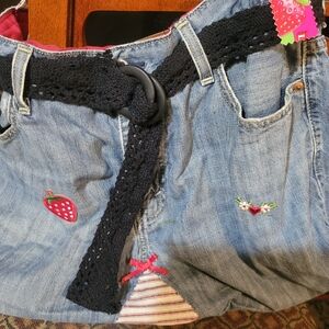 Upcycled Denim Blue Jean Cross-Body Tote Handmade Hippie Cottagecore New Patches